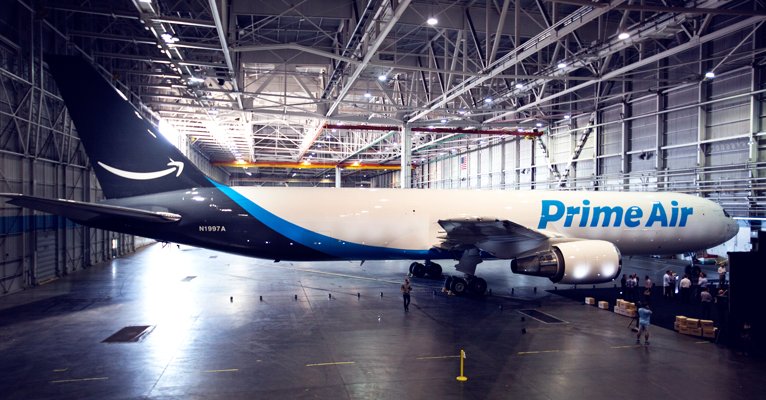 Amazon One airplane